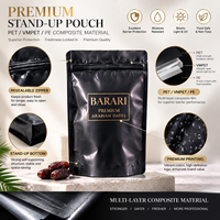Sachet Doypack Personnalisé Imprimé avec Fermeture Zip Refermable de Qualité Alimentaire pour Dattes, Fruits Secs, Noix, Café, Thé, Snacks – Vente en Gros OEM ODM