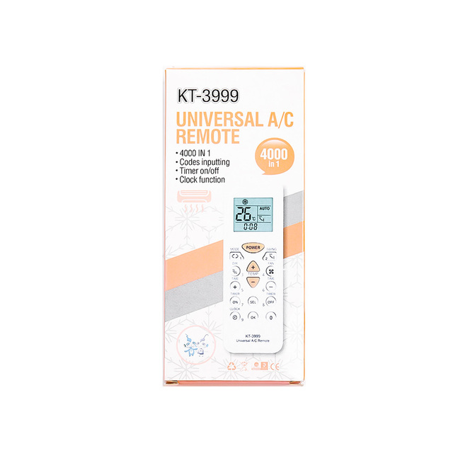 HVAC Wholesale KT-3999 Universal Remote Control for Air Conditioner