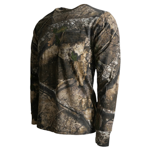 Vente en gros Sublimation impression Old School vert camouflage protection solaire UV canard camouflage <span class=keywords><strong>chasse</strong></span> sweat à capuche Performance vêtements de <span class=keywords><strong>chasse</strong></span> - Product Image 4