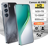 Nouveau Camon 40 Pro Power Techno 12+256GB/512GB LTE Espagnol 108MP Octa-Core 7.2 pouces OLED 120Hz Smartphone 5G Charge Rapide 120W