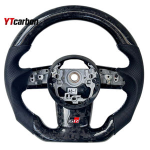 Volante de Fibra de Carbono Real Personalizado YTcarbon para <span class=keywords><strong>GR</strong></span> Yaris <span class=keywords><strong>Corolla</strong></span> <span class=keywords><strong>Cross</strong></span> JDM, Accesorios Interiores para Automóviles - Product Image 1