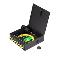 35MM Industrial-grade Small Guideway Optical Fiber 8/16-core Fttx 4/8-port ST SC FC LC Optical Fiber Terminal Box