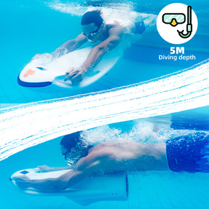 สกู๊ตเตอร์น้ำรุ่น V2 แบบกำหนดเอง ใช้งานได้นาน 80 นาที  กระดานโต้คลื่นไฟฟ้า  ราคาโรงงาน  รับผลิตแบบ OEM  พร้อมมอเตอร์ขับเคลื่อนใต้น้ำ - Product Image 4