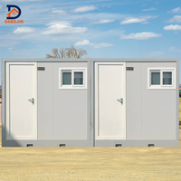 Toilettes portables, maison préfabriquée en conteneur, toilettes mobiles, toilettes publiques extérieures, cabine de salle de bain modulaire