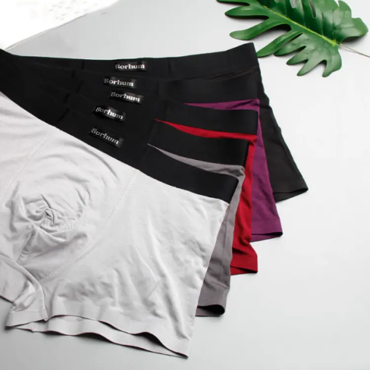 Modal designer transparent bulge see through pouch boxer boys net underwear men