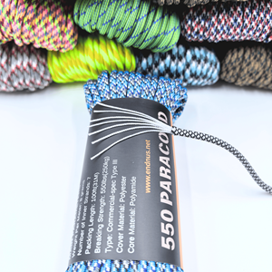 Outdoor Survival 100ft Camouflage Colors 550 paracadute Paracord - Product Image 4
