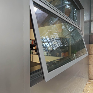 Deioux Impact Energy Efficiency Aluminum Casement Windows Soundproof Double Glazed Insulated Glass Flat Pattern <b>For</b> Exterior - Product Image 6