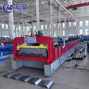 Máquina formadora de cubiertas de piso 3 Peaks 1050+50 de altura, automática, con motor, PLC, caja de cambios, bomba y rodamientos, para construcción comercial a gran escala - Product Image 6