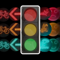 Fabricant de feux de signalisation routière LED de 200 mm en gros pour les routes de l'Orient-Moyen-Orient