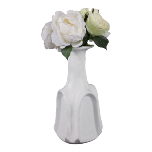 Vaso per Fiori in Ceramica Alto Decorativo con Design Artistico Curvo per Soggiorno e Fiori Freschi - Product Image 2