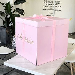 Wedding Baby Shower Single Gift Toy Colorful <b>Balloon</b> Surprise Explosion Paper Box - Product Image 5