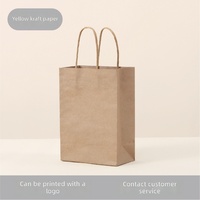 Sacs en papier kraft personnalisés, sacs à main pour vêtements, sacs à emporter pour thé au lait, sacs cadeaux pour anniversaires et Noël, vente en gros