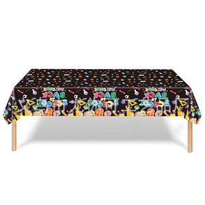 Back To School Party Supplies Kit Disposable Tablecloth Plates Napkins Cups Cutlery Set Cartoon Theme - Product Image 5