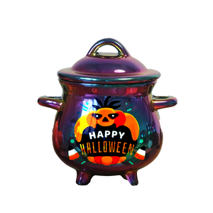 Tazón <span class=keywords><strong>de</strong></span> Sopa <span class=keywords><strong>de</strong></span> Cerámica con Logotipo Personalizado BENELUCK, Nuevo <span class=keywords><strong>Caldero</strong></span> <span class=keywords><strong>de</strong></span> <span class=keywords><strong>Bruja</strong></span>, Taza <span class=keywords><strong>de</strong></span> Cerámica Creativa para Café y Azúcar con Tapa para Halloween - Product Image 3