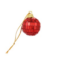 Décorations de scène pour fête de Noël, boules disco, décorations pour arbre de Noël, accessoires miroir pour améliorer l'ambiance.