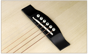 2023 Neue Akustik gitarren Gravierte Traube Sound loch Design eingebaute EQ <span class=keywords><strong>Pickup</strong></span> Gitarre aucoustic - Product Image 6