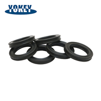 NBR FKM EPDM Silikon Quad-Ring X-Ring Dichtungen für Hydraulik- und Pneumatik-Drehwellen Verschleißfest Niedrige Reibung Maßgefertigte Größen