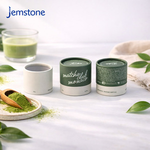 Envase Cilíndrico de Cartón Redondo Ecológico de Alta Calidad para Proteína y Matcha en Polvo, Tubo de Papel de Grado Alimenticio, Empaque Personalizado para Té - Product Image 3