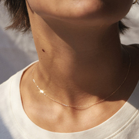 Collier à fine chaîne EMANCO en acier inoxydable couleur or avec pendentifs courts et longs, collier tendance pour femme, cadeau, bijoux en acier inoxydable