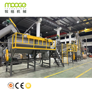 Machine de recyclage automatique de bouteilles en PET de qualité supérieure avec boîte de vitesses et pompe, grande capacité 1500 kg/h, ligne de lavage de plastique - Product Image 6