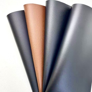 Tela de cuero sintético de PVC a precio de fábrica para muebles e interiores para sofás/asientos - Product Image 1