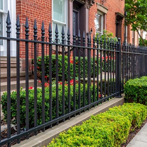 Barandilla Decorativa de Hierro Forjado con Diseño de Piquetes para Porches Delanteros de Edificios de Apartamentos y <span class=keywords><strong>Escaleras</strong></span> de Entrada - Product Image 6