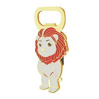 Décapsuleur porte-clés personnalisé en émail souple motif castor, dessin animé tendance, souvenir de zoo, cadeau mignon, décapsuleur de bière en alliage animalier