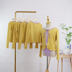 Vente chaude Bonne Qualité Populaire Joli Cardigan Tricot Coton Danse Ballet Chandail pour Ballerine - Product Image 1