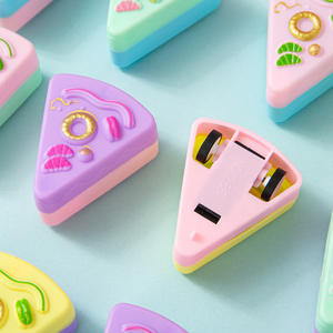 Pequeño pastel <span class=keywords><strong>Pizza</strong></span> Pull-Back Plastic Toy Cars Set Mini vehículos de carreras para el aula Premios Fiesta de vacaciones Favores Niños - Product Image 3