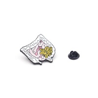 Steampunk gothique Halloween broche médicale anatomique coeur et squelette broches nerveuses noir nickelage usine directe
