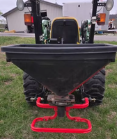 Haute qualité diffusion pelouse semoir jardin sel épandeur ATV attelage électrique engrais épandeur