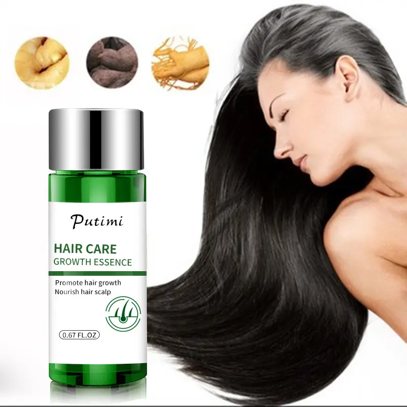 Горячая Распродажа натуральный имбирь быстрое масло для роста волос сыворотка для предотвращения выпадения волос лечение волос эссенция масло