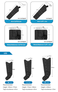 Macchina Professionale CE per Drenaggio Linfatico, Massaggiatore a Compressione d'Aria per Gambe, Braccia, Vita e Addome - Product Image 4
