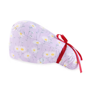 Bonnets chirurgicaux professionnels doublés satin avec boutons, imprimés motifs de dessins animés, pour infirmières et médecins, respirants - Product Image 1