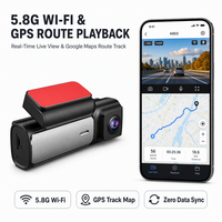 JARVIS 2-Kanal Dashcam 4K Vorne Hinten 5G WLAN GPS WDR Überlegene Nachtsicht Parküberwachung Videorekorder Armaturenbrett-Kamera