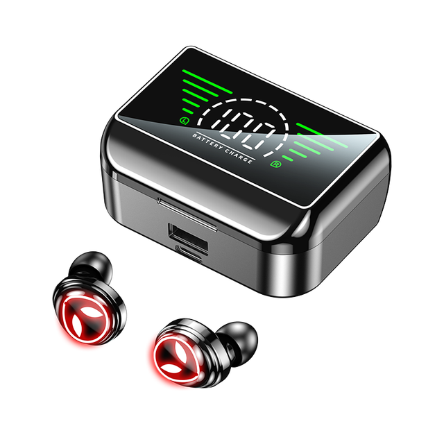 Chinese Suppliers M31 Wireless TWS Earbuds Deep Bass BT 5.2 Touch Waterproof Headset Earphones with Charging case