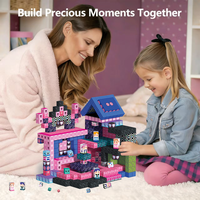 Bloques de Construcción Magnéticos Dark Castle de 0.8 Pulgadas, 100 Piezas, Juguetes de Cubos de Plástico con Luz LED 3D para Niños, EN71 CE CPC ASTM UKCA