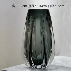 Vase de glaçure colorée moderne et haut de gamme de luxe léger - Product Image 4