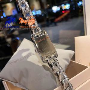 Reloj de Plata Vintage de la Marca H para Mujer, Diseño Retro de Lujo Ligero, Acero Inoxidable 316L, Cuarzo Ronda, Moda - Product Image 6