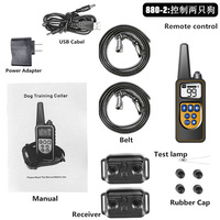 Collar de Adiestramiento Eléctrico para Perros, Collar Antiladridos Impermeable para Mascotas con Control Remoto Recargable, Dispositivo Antiladridos para Perros de Todos los Tamaños