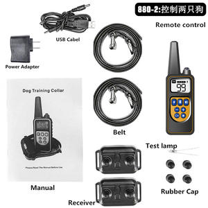 Elektrisches Hundetrainingshalsband, wasserdichtes Anti-Bell-Halsband für Haustiere mit Fernbedienung, wiederaufladbares Anti-Bell-Gerät für alle Hundegrößen - Product Image 3