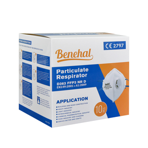CE approuvé FFP3 NR D masque respiratoire jetable Valve respiratoire Dolomite Test Pass Protection contre la poussière EN149 certifié - Product Image 4
