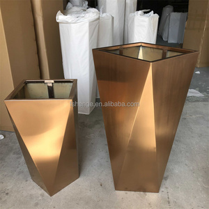 <span class=keywords><strong>Vaso</strong></span> Moderno di Lusso <span class=keywords><strong>in</strong></span> Acciaio Inossidabile per Interni / Fioriera Decorativa per Casa e <span class=keywords><strong>Giardino</strong></span> per Balcone e <span class=keywords><strong>Alberi</strong></span> Artificiali - Product Image 3