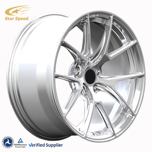 SS Bán Buôn Chất Lượng Cao Cho BMW <span class=keywords><strong>6061</strong></span> 18 19 Inch 22X12 Giả Mạo Lõm Chrome Hợp Kim Tùy Chỉnh 5X112 Xe 5X120 Bánh Xe - Product Image 1