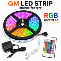 Bande LED RGB, Ruban LED RGB, Éclairage LED RGB, Lumières intelligentes 12V avec contrôle par application et télécommande