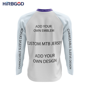 HIRBGOD Maillots de vélo de montagne personnalisables, vêtements de sport, tenue de cyclisme, vêtements de sport <span class=keywords><strong>pour</strong></span> le <span class=keywords><strong>VTT</strong></span> - Product Image 2