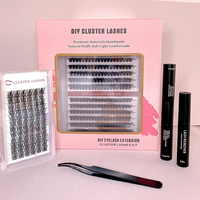 Cils de haute qualité, bouquets de cils, kit d'extension de cils DIY, cils en bouquets, vente en gros