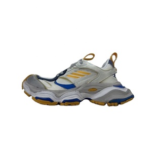 Sneakers Chunky Unisexe de Haute Qualité en Maille Respirante avec Semelle Intermédiaire en EVA et Semelle Extérieure en Caoutchouc, Fermeture à Lacets, Motif Patchwork, Printemps-Été - Product Image 2