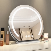 Miroir intelligent moderne à DEL Miroir mural en verre miniature pour salle de bain Prix d'usine Personnalisation directe Fabricant