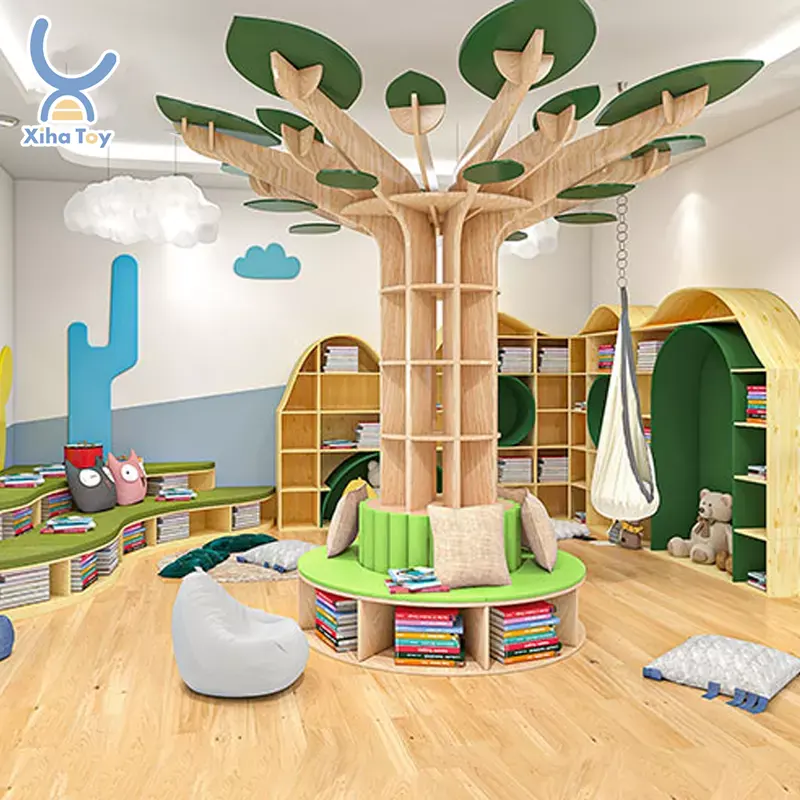 XIHA Preschool Daycare Furniture School Kids Montessori Kindergarten Furniture Table And Chair Set Daycare Supplies Best Service